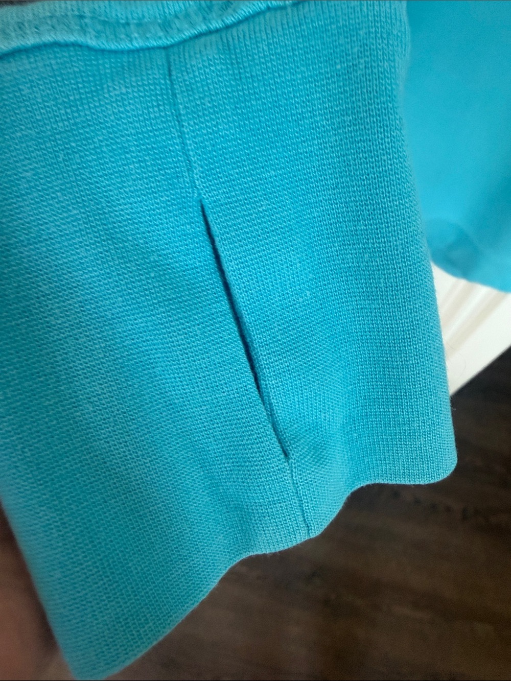 Sweaty Betty Bright Turquoise Cropped Crewneck Sweatshirt Small - Picture 4 of 7